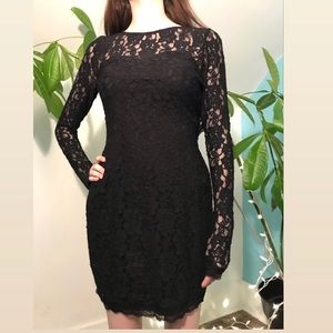 Black lace Express dress